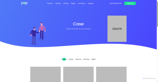 Security scan screenshot of http://devcorptrans.com/case.html