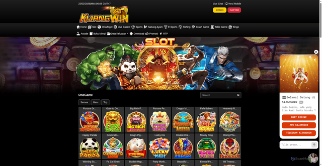 Security scan screenshot of https://notdxkijangwin.click/desktop/game/slot/onegame