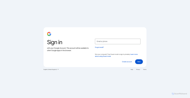 Security scan screenshot of https://googlz.onrender.com/