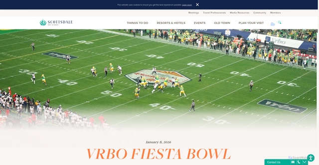 Security scan screenshot of https://www.experiencescottsdale.com/event/vrbo-fiesta-bowl/372523/