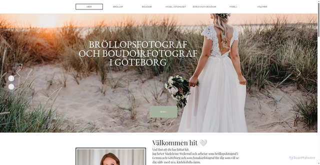 Security scan screenshot of https://fotografwejlerud.se