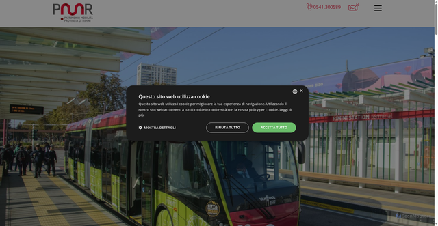 Security scan screenshot of https://www.pmrimini.it