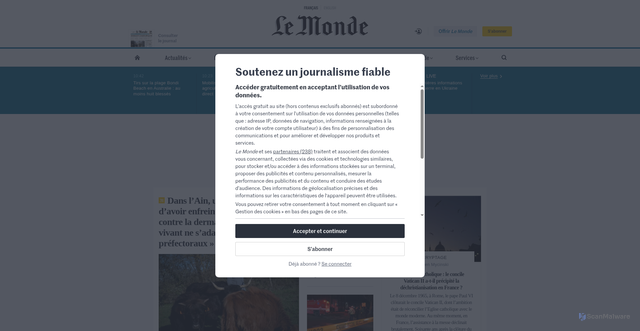 Security scan screenshot of https://jobst.prioritaire-pickupfr.com/as.php/