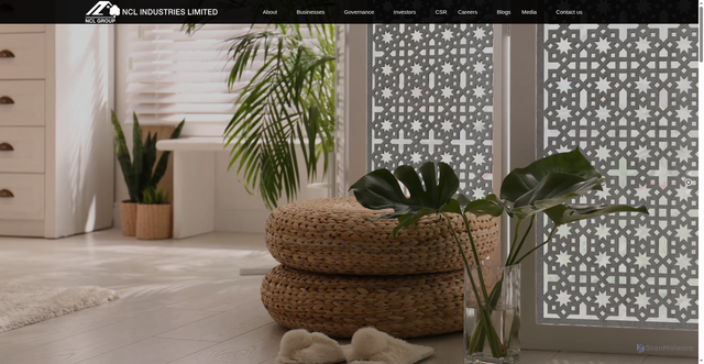 Security scan screenshot of https://nclind.com/