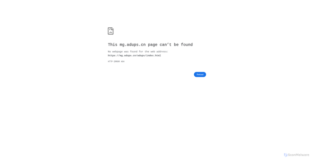 Security scan screenshot of https://fota4.adups.cn