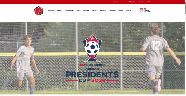 Security scan screenshot of https://www.oregonyouthsoccer.org/presidents-cup/