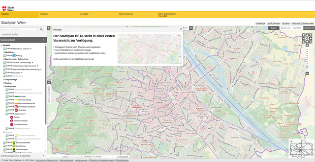 Security scan screenshot of https://mapsneu.wien.gv.at