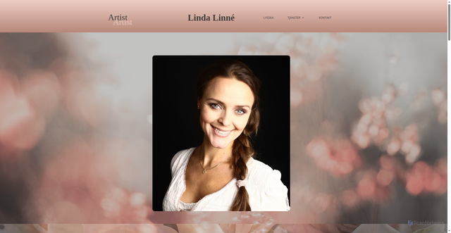 Security scan screenshot of https://lindalinne.se