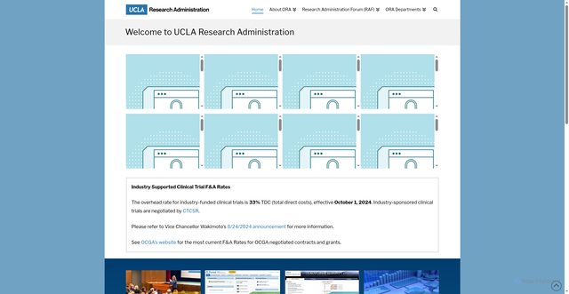 Security scan screenshot of https://ora.research.ucla.edu