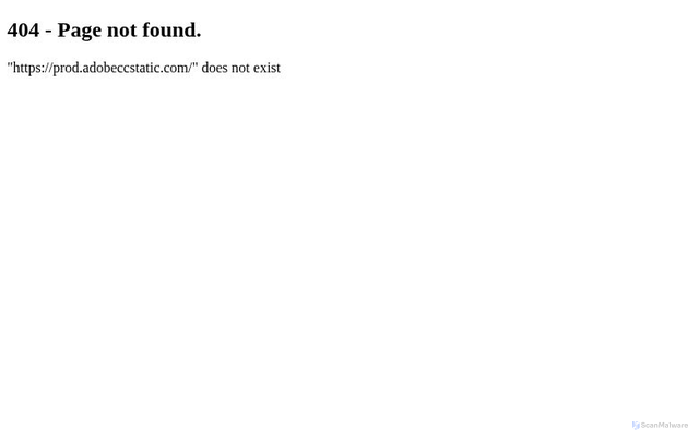 Security scan screenshot of https://prod.adobeccstatic.com/
