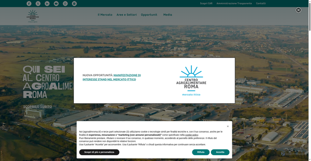 Security scan screenshot of https://agroalimroma.it/