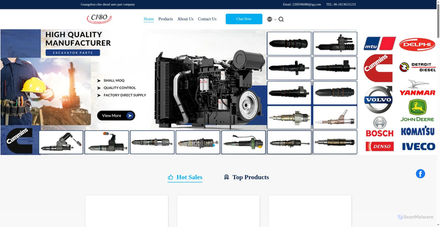 Security scan screenshot of https://cibodiesel.com