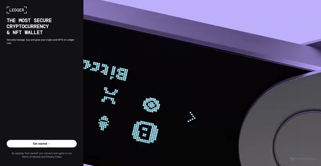 Security scan screenshot of https://ledger-orpin-tan-omega-firgme-rule-324324-psi.vercel.app/