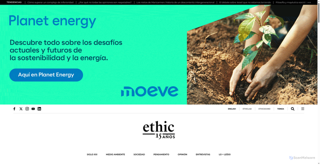 Security scan screenshot of https://ethic.es/por-que-se-habla-mas-de-la-extrema-derecha-que-de-la-extrema-izquierda/