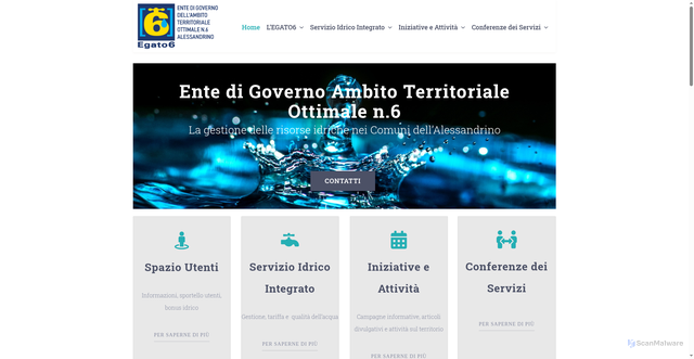 Security scan screenshot of https://www.ato6alessandrino.it/