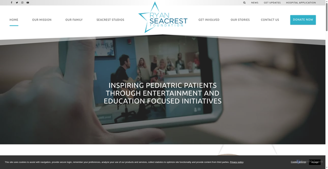 Security scan screenshot of https://www.ryanseacrestfoundation.org/