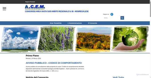 Security scan screenshot of https://www.consorzioacem.it
