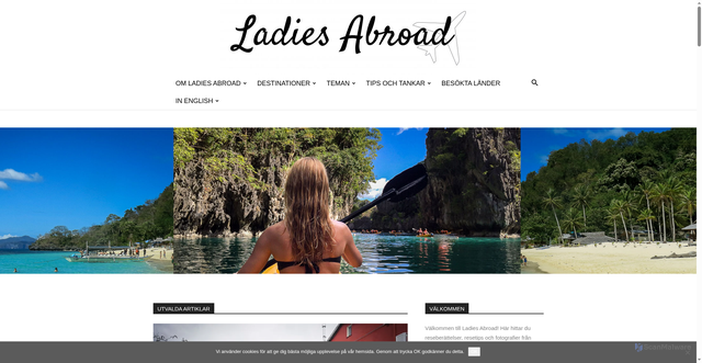 Security scan screenshot of https://ladiesabroad.se