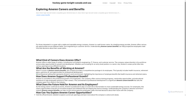 Security scan screenshot of https://pikselfocusspot-dp234mve1d88.edgeone.app/ameren-careers-benefits.html