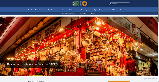 Security scan screenshot of https://visitrio.com.br/