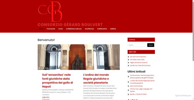 Security scan screenshot of https://www.consorzioboulvert.unina.it