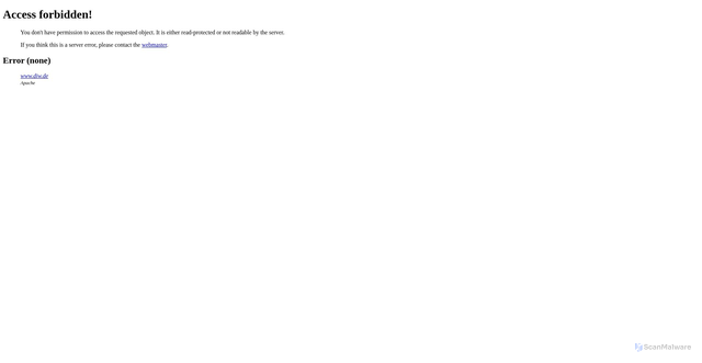 Security scan screenshot of https://www.diw.de/error/HTTP_FORBIDDEN.html.var