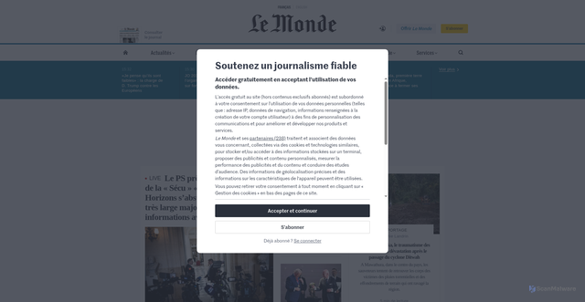 Security scan screenshot of https://hussain.sms-pickupclients.com/