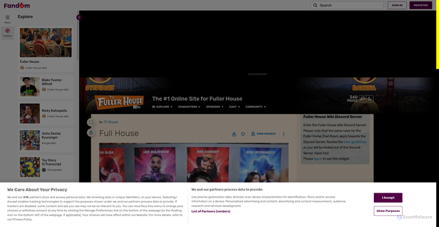 Security scan screenshot of https://fuller-house.fandom.com/wiki/Full_House