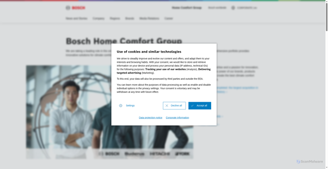 Security scan screenshot of https://boschtt.net