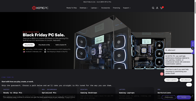 Security scan screenshot of https://xoticpc.com/?srsltid=AfmBOoqIfrIskibMHtzFY-umdM-1CN1DT2EihXCjhwhco2jH4dPwL5eN