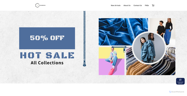 Security scan screenshot of https://glamourshopus.com/