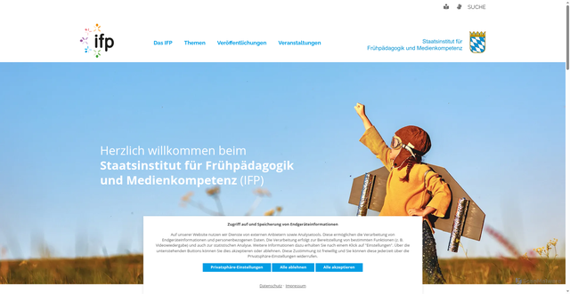 Security scan screenshot of https://www.ifp.bayern.de