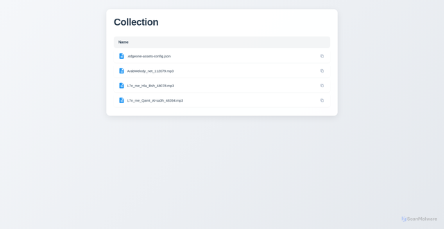 Security scan screenshot of https://visiting-peach-bgqwx3bagm-c220a9axnh.edgeone.app/