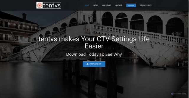 Security scan screenshot of https://tentvs.com