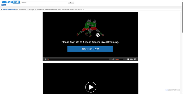 Security scan screenshot of https://s3.dualstack.us-east-2.amazonaws.com/elespo405/prs/video/video-paderborn-vs-bayer-leverkusen-liv-29-october-2025-en-2-6119a.html