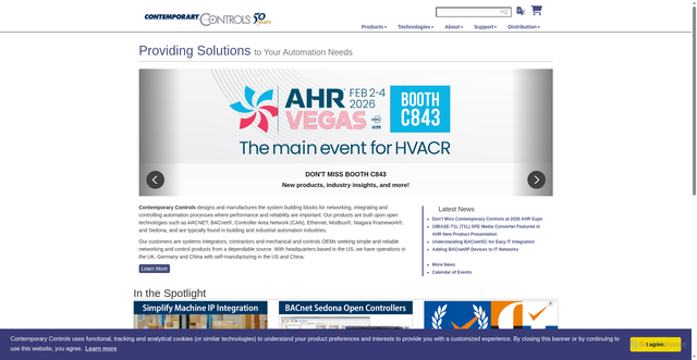 Security scan screenshot of https://www.ccontrols.com
