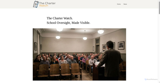 Security scan screenshot of https://thecharterwatch.com/