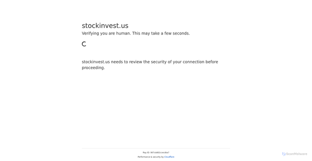 Security scan screenshot of https://stockinvest.us/stock/QS