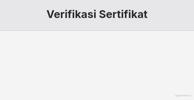 Security scan screenshot of https://verifikasi-aktif-serkom-83748388373-83737838373-w60fw2mmca.edgeone.dev/