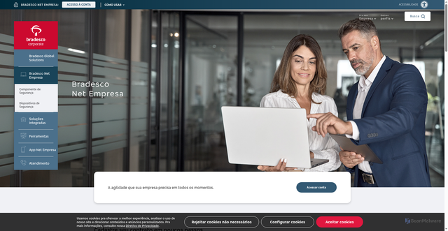 Security scan screenshot of https://netempresapj-br.site/