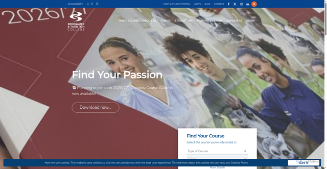 Security scan screenshot of https://www.btc.ac.uk/