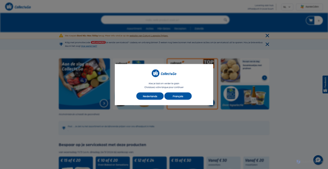 Security scan screenshot of https://collectandgo.be