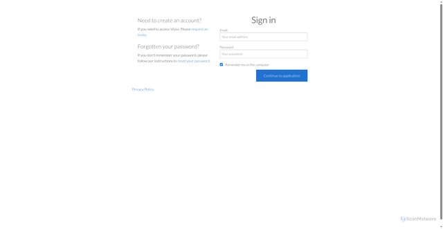 Security scan screenshot of https://visivi.com