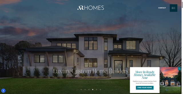 Security scan screenshot of https://www.arhomes.com/