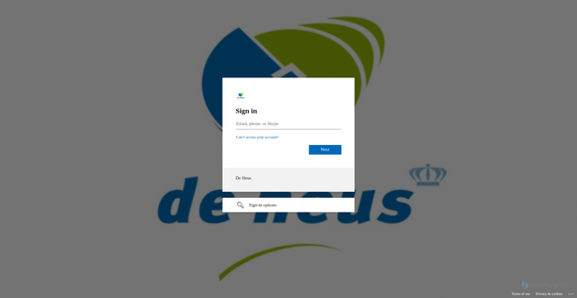 Security scan screenshot of https://timesheet.deheus-apps.com/