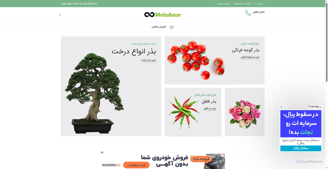 Security scan screenshot of https://metabazr.com