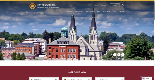 Security scan screenshot of https://www.newbritainct.gov/