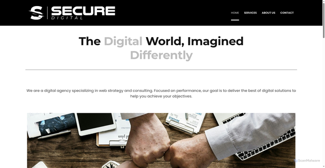 Security scan screenshot of http://securedigitalltd.com/