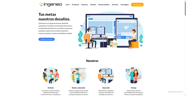Security scan screenshot of https://ingeneo.com.co