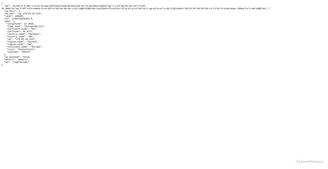 Security scan screenshot of https://api.lightboxcdn.com/